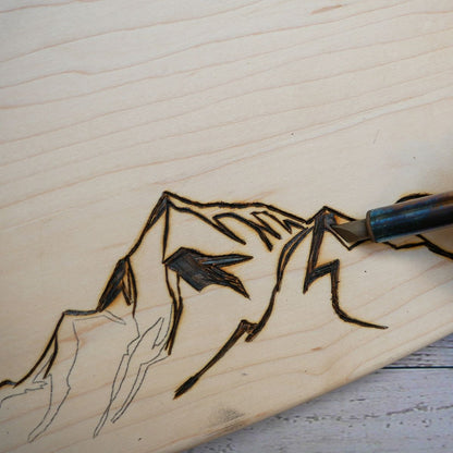 Wood Burned Cutting Board Kit