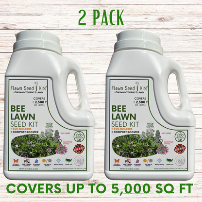 Bee Lawn Seed Kit - Easy Spread Shaker