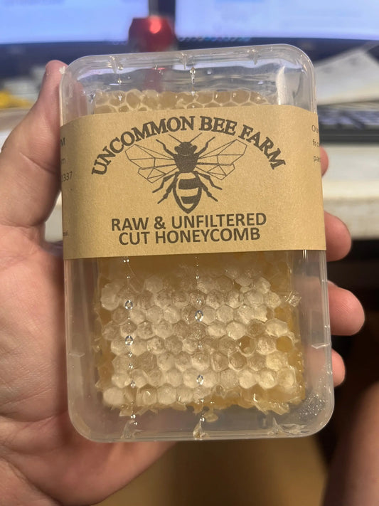 Uncommon Bees - Raw and Unfiltered Cut Honeycomb 8 oz