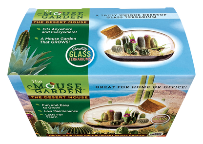 The Desert Mouse Garden Glass Terrarium with Cork