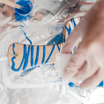 Marbled Resin Wood Board