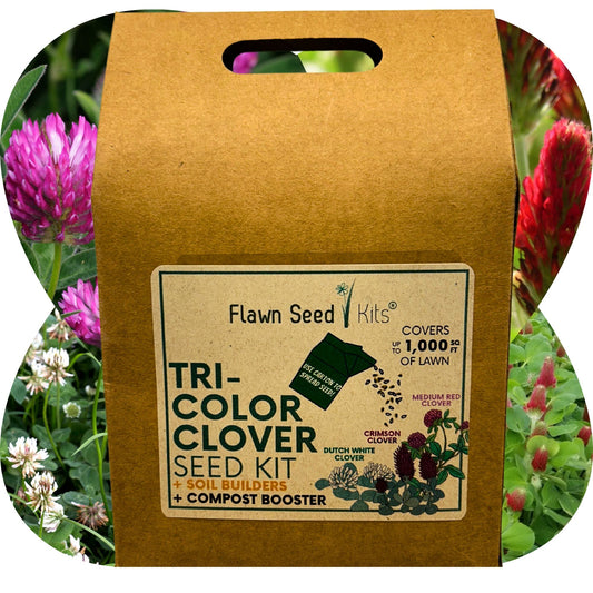 Tri-Color Clover Seed Mix Eco-Spread Carton