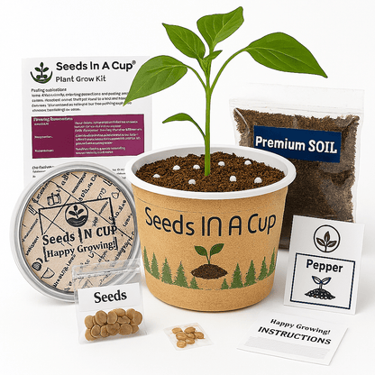 Seeds In A Cup® Gift Cards - The Perfect Present for Plant Lovers.
