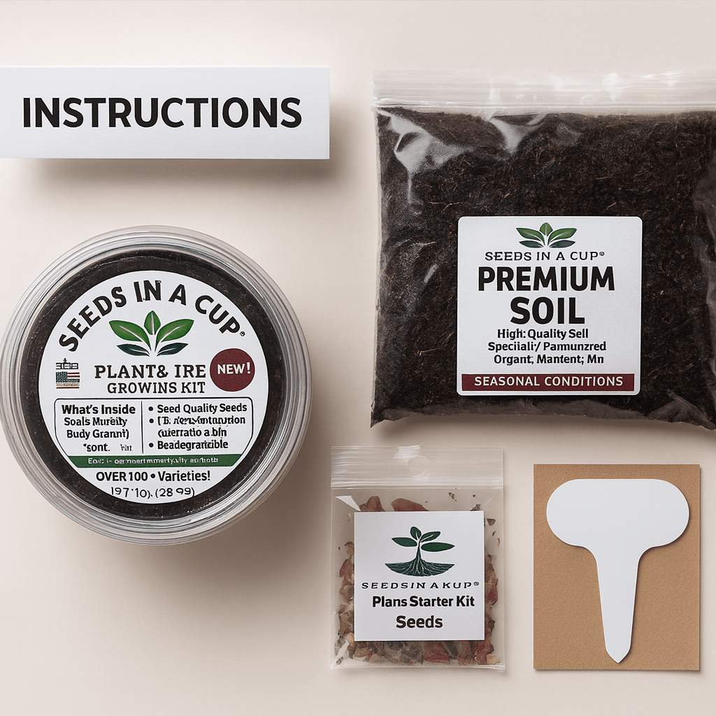 Mystery Plant Grow Kit: Surprise Plant Seeds In A Cup® - We Pick, You Grow!